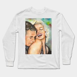 Marilyn Monroe and Laurence Olivier Long Sleeve T-Shirt